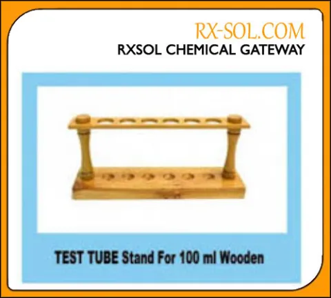 TEST TUBE Stand For100 ml Wooden (RXSOL-21-2116-001)