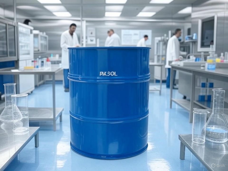 Laboratory & Testing: RXSOL chemicals in use